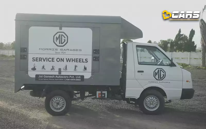 Mg motor india begin doorstep service with mg service on wheels